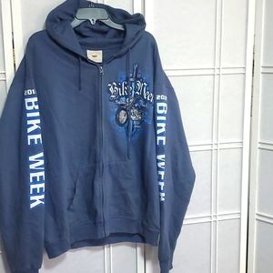 2012 Daytona Beach Bike Week Zip Up Hoodie